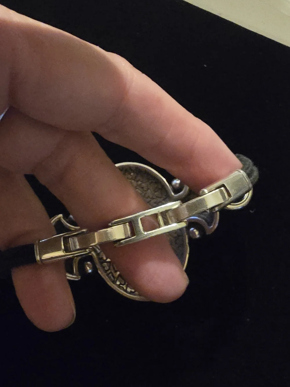 The Brighton Sacred Rose Large Cross Bracelet